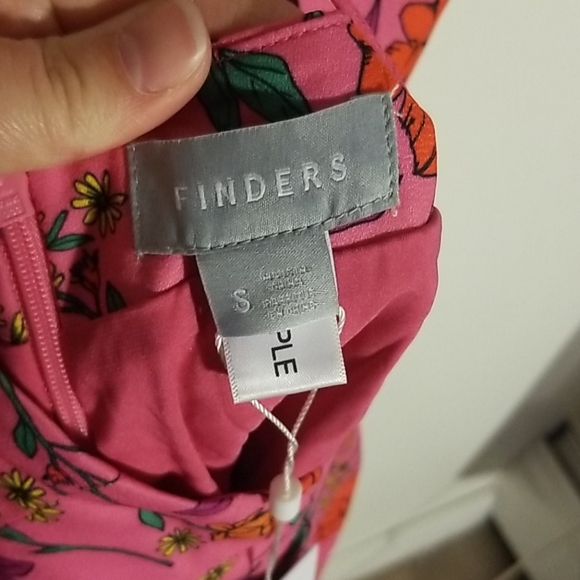 Finders Keepers Hana Floral Mini Dress Size S - Picture 6 of 10